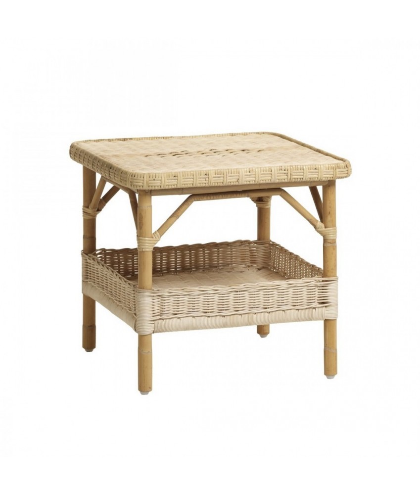 Table basse Nantucket en Moelle de Rotin Naturel 