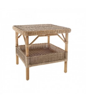 Table basse Nantucket en Moelle de Rotin Naturel 