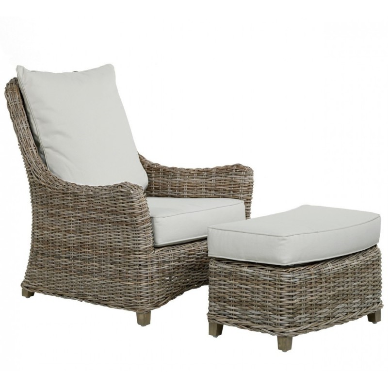 Fauteuil Manosque kooboo gris 