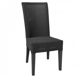 Chaise Lloyd Loom Josephine Noir IOD Design