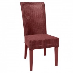 Chaise Lloyd Loom Josephine Rouge Rubis IOD Design