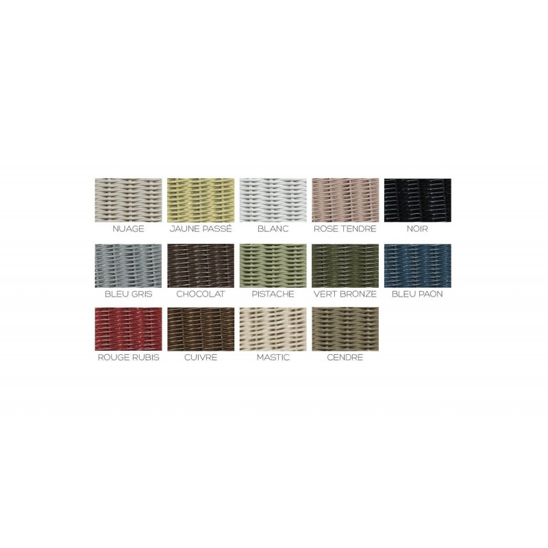 Chaise Lloyd Loom Josephine Vert Bronze/Chocolat IOD Design