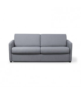Canapé convertible système couchage express 3 places en tissu