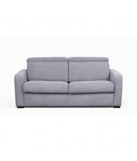 Canapé convertible système couchage express 3 places en tissu