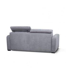 Canapé convertible système couchage express 3 places en tissu