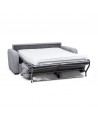 Canapé convertible système couchage express 3 places en tissu
