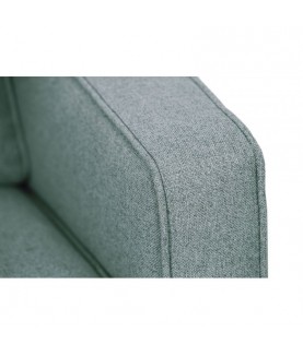 Canapé convertible système couchage express 3 places scandinave en tissu