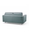 Canapé convertible système couchage express 3 places scandinave en tissu