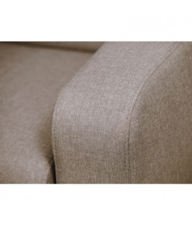 Lorenzo - Canapé convertible système couchage express 3 places en tissu