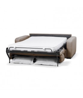 Lorenzo - Canapé convertible système couchage express 3 places en tissu