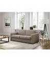 Lorenzo - Canapé convertible système couchage express 3 places en tissu