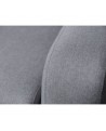 LORENZO - Canapé d'angle convertible système couchage express 3 places en tissu