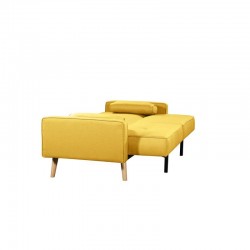 TAL - Canapé droit 3 places scandinave convertible en tissu Mobilier du Jour