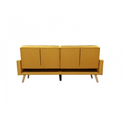 TAL - Canapé droit 3 places scandinave convertible en tissu Mobilier du Jour