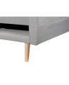ZORI - Canapé d'angle réversible convertible et pieds bois Mobilier du Jour