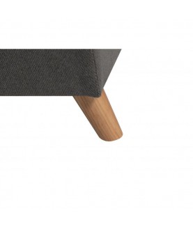 ARTIKOU - Canapé panoramique scandinave convertible avec 2 coffres en tissu déperlant - Mobilier du Jour