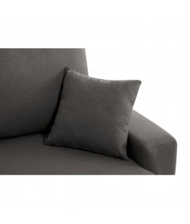 ARTIKOU - Canapé panoramique scandinave convertible avec 2 coffres en tissu déperlant - Mobilier du Jour