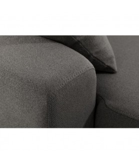 ARTIKOU - Canapé panoramique scandinave convertible avec 2 coffres en tissu déperlant - Mobilier du Jour