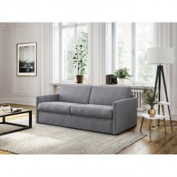 AMELIE - Canapé convertible système couchage express 3 places en tissu - Mobilier du Jour
