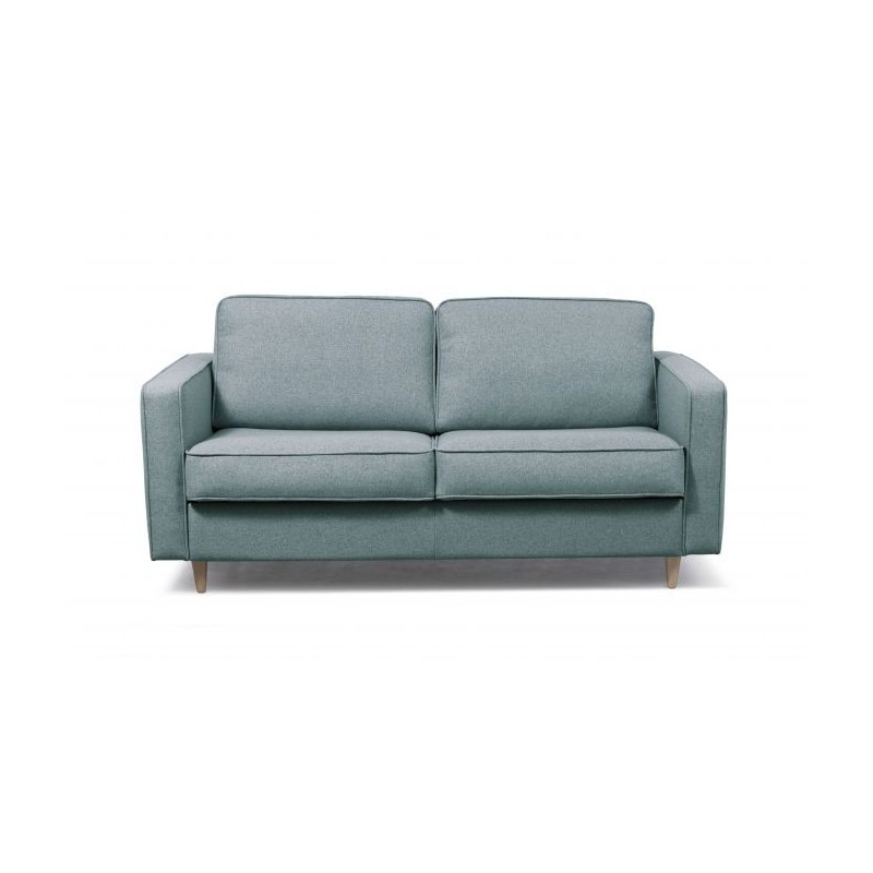 ONNI - Canapé convertible système couchage express 3 places scandinave en tissu