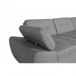 GAIA - Canapé d'angle convertible en tissu - Mobilier du Jour