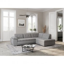 GAIA - Canapé d'angle convertible en tissu - Mobilier du Jour