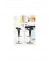 POP Lot de 2 tabourets de bar noir Contemporain L 44 x P 47 cm