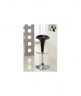 POP Lot de 2 tabourets de bar noir Contemporain L 44 x P 47 cm