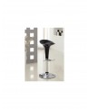 POP Lot de 2 tabourets de bar noir Contemporain L 44 x P 47 cm