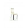 CARA Lot de 2 chaises de salle a manger Simili ivoire Classique L - Mobilier du Jour