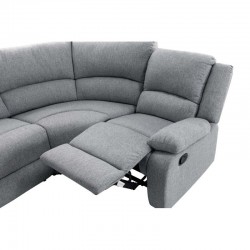 GLORIA - Canapé panoramique de relaxation 8 places en tissu - Mobilier du Jour