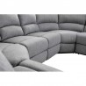 GLORIA - Canapé panoramique de relaxation 8 places en tissu - Mobilier du Jour