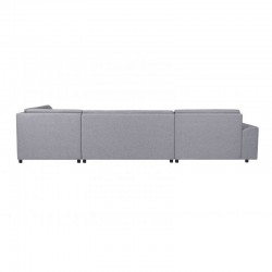 BELLY - Canapé d'angle panoramique en tissu - Mobilier du Jour