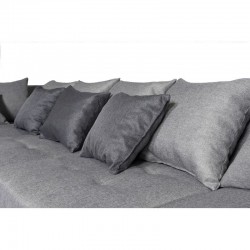 MILA - Canapé panoramique convertible en tissu