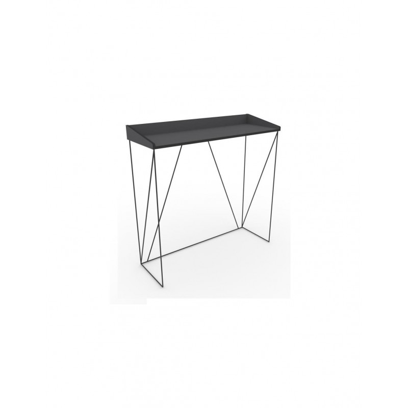 Console Contemporain Métal Laqué noir - Mobilier du Jou