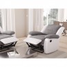 DETENDO - Fauteuil de relaxation manuel en microfibre et simili - Mobilier du Jour