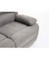 LONGO II - Canapé de relaxation manuel 2 places en microfibre - Mobilier du Jour