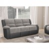 DETENDO III - Canapé de relaxation manuel 3 places en microfibre et simili - Mobilier du Jour