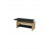 JOY Table basse relevable Décor chene et noir - Mobilier du Jour