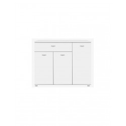 SUZY Buffet bas contemporain blanc - Mobilier du Jour