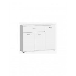 SUZY Buffet bas contemporain blanc - Mobilier du Jour