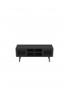 MANATHAN Meuble TV 2 portes Noir - Mobilier du Jour