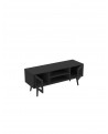 MANATHAN Meuble TV 2 portes Noir - Mobilier du Jour